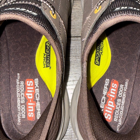 Skechers Men's Slip-Ins Slade Macklin Brown Casual Shoes - Picture 9 of 12